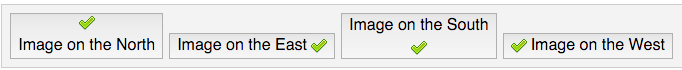 Screen shot of WButtons with ImagePosition set