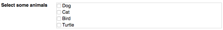 WCheckBoxSelect with a WLabel in a WFieldLayout