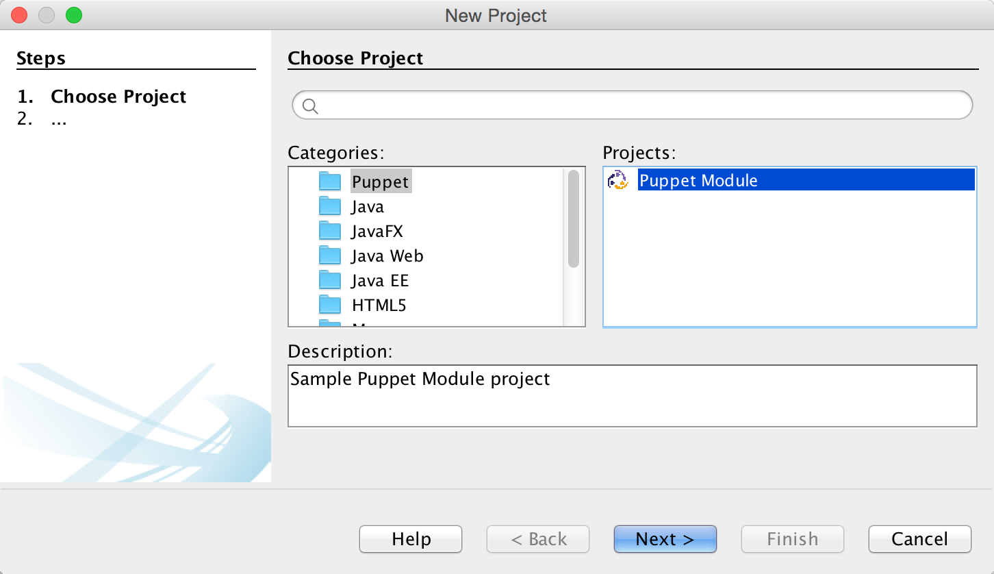 create project